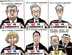 LOCAL NC FORMER GOVERNORS SAY NO by Kevin Siers