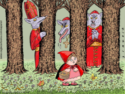 RED RIDING HOOD AND THE WOLVES /  by Osmani Simanca