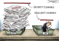 SECURITY CLEARANCE by Joe Heller