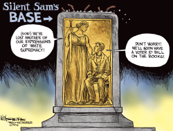 LOCAL NC SILENT SAM TOPPLED by Kevin Siers