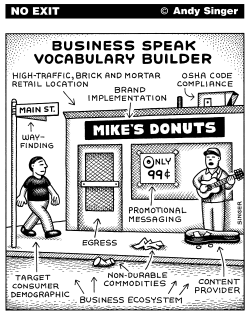 BUSINESS SPEAK VOCABULARY BUILDER by Andy Singer
