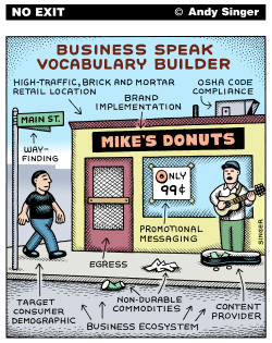 BUSINESS SPEAK VOCABULARY BUILDER COLOR VERSION by Andy Singer