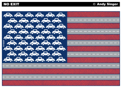 UNITED STATES OF AUTOMOBILES COLOR VERSION by Andy Singer