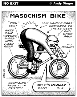 Masochism Bike by Andy Singer