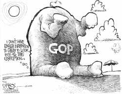 GOP, HEAD IN THE SAND by John Darkow