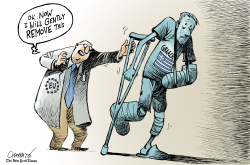 GREECE EMERGES FROM BAILOUT by Patrick Chappatte