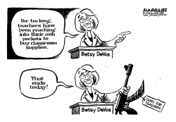 BETSY DEVOS AND GUNS FOR TEACHERS by Jimmy Margulies
