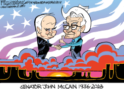 MCCAIN AND GOLDWATER by David Fitzsimmons
