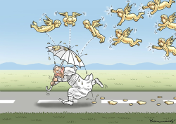 ANGRY AT THE POPE by Marian Kamensky