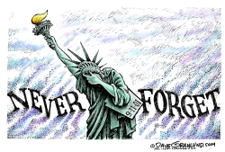 9-11 NEVER FORGET by Dave Granlund