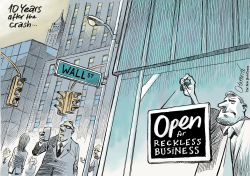 REMEMBERING THE FINANCIAL CRISIS by Patrick Chappatte