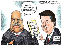 BRETT KAVANAUGH AND CLARENCE THOMAS by Dave Granlund