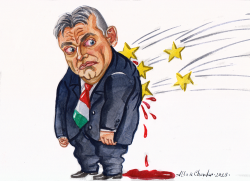 VICTOR ORBAN AND EU PARLAMENT by Alla and Chavdar
