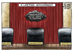 KAVANAUGH'S CLOUD by Christopher Weyant