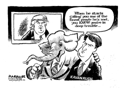 KAVANAUGH IN TROUBLE by Jimmy Margulies