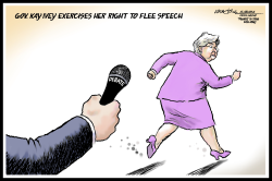 KAY IVEY RIGHT TO FLEE SPEECH / ALABAMA LOCAL by J.D. Crowe