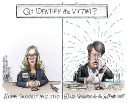 FORD AND KAVANAUGH by Adam Zyglis