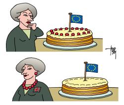Theresa May and Brexit by Arend Van Dam