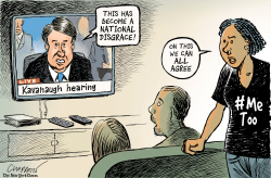 KAVANAUGH FIGHTS BACK by Patrick Chappatte
