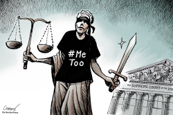 THE SUPREME COURT IN THE METOO ERA by Patrick Chappatte