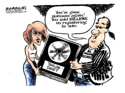 TAYLOR SWIFT VOTER REGISTRATION COLOR by Jimmy Margulies