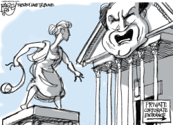 FACE OF SUPREME COURT by Pat Bagley