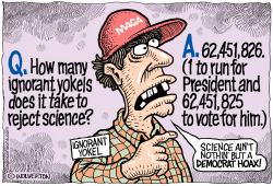 TRUMP REJECTS SCIENCE by Monte Wolverton