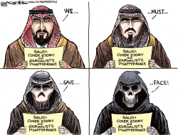 THE KHASHOGGI COVER STORY by Kevin Siers