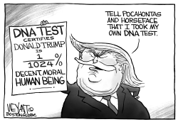 TRUMP'S DNA by Christopher Weyant