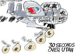 LOCAL CAMPAIGN CASH by Pat Bagley