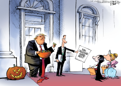 TRUMP OR TREAT by Nate Beeler