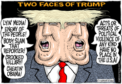 TWO FACES OF TRUMP by Monte Wolverton