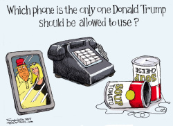 Trump Telephones by Bill Schorr