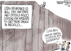 MEXICAN HEALTH INSURANCE CONNECTION by Pat Bagley