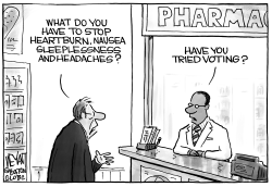 Voting Is The Best Medicine by Christopher Weyant