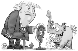 Red Meat for Trump Base  by Daryl Cagle