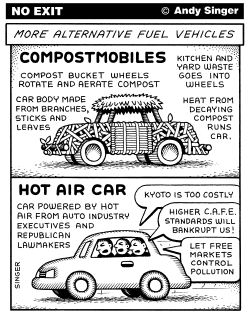 MORE ALTERNATIVE FUEL VEHICLES by Andy Singer