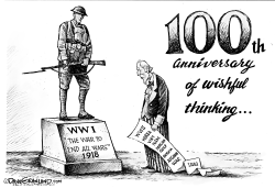 WWI END ANNIVERSARY by Dave Granlund