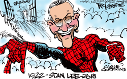 STAN LEE  RIP by Milt Priggee