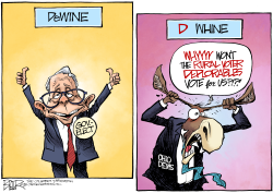 LOCAL OH DEWINE WINS by Nate Beeler