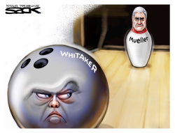 BOWLING FOR MUELLERS by Steve Sack