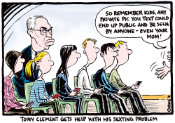 TONY CLEMENT GETS HELP by Ingrid Rice