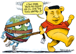 CHINA BELTS AND ROADS by Daryl Cagle