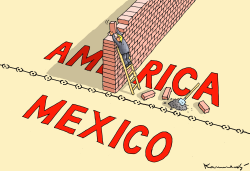 BUILDING THE WALL by Marian Kamensky