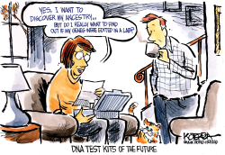 DNA TEST KITS OF THE FUTURE by Jeff Koterba