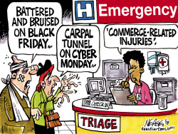 SHOPPING INJURY by Steve Nease