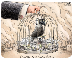 CLIMATE CHANGE REPORT by Adam Zyglis