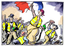 YELLOW VESTS PROTEST by Tom Janssen
