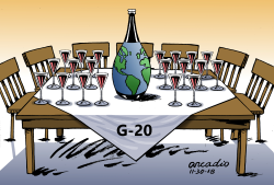 CUMBRE DEL G20 by Arcadio Esquivel