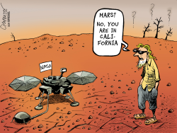 MARS MISSION by Patrick Chappatte